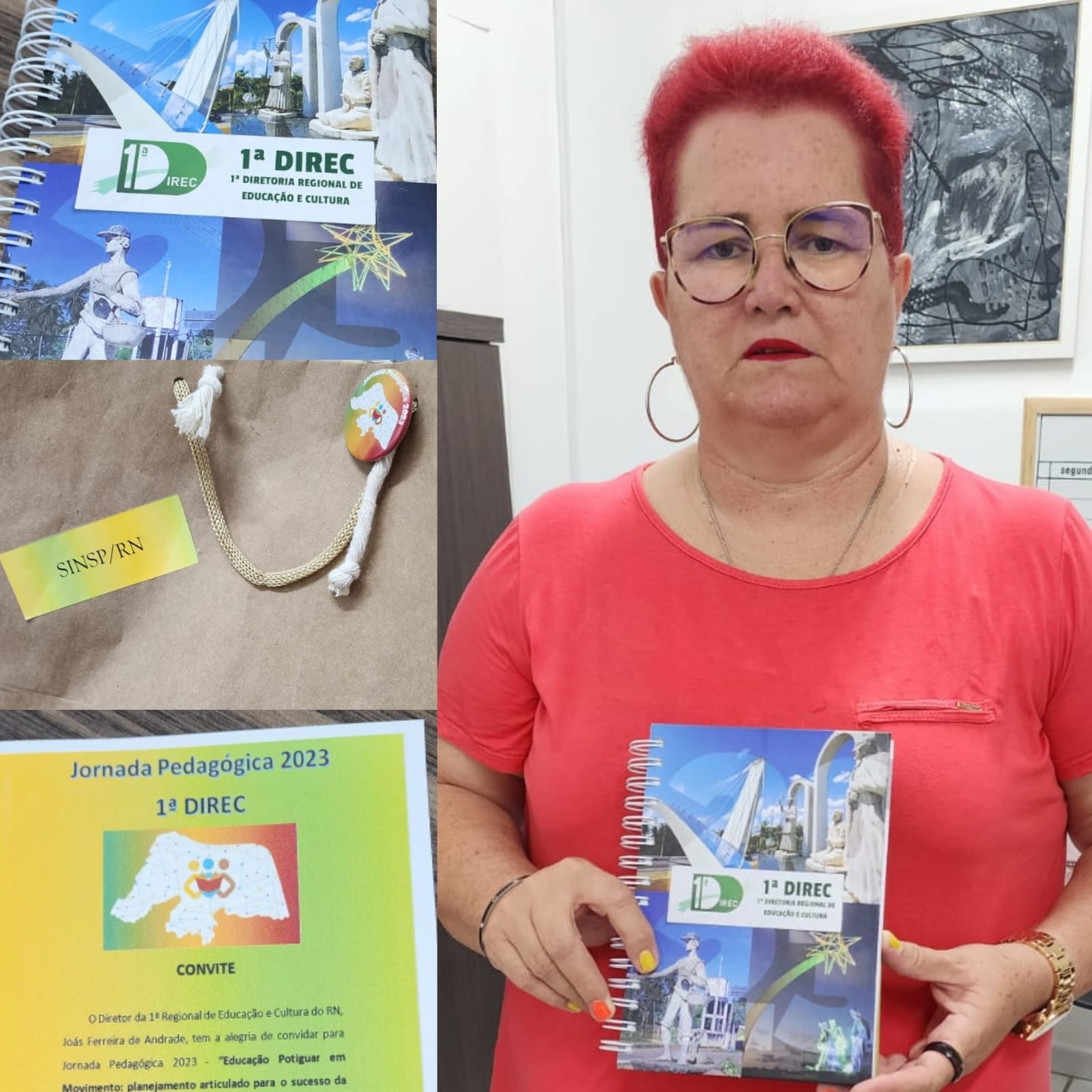 Presidenta do SINSP agradece convite para Jornada Pedagógica 2023, da 1ª Direc